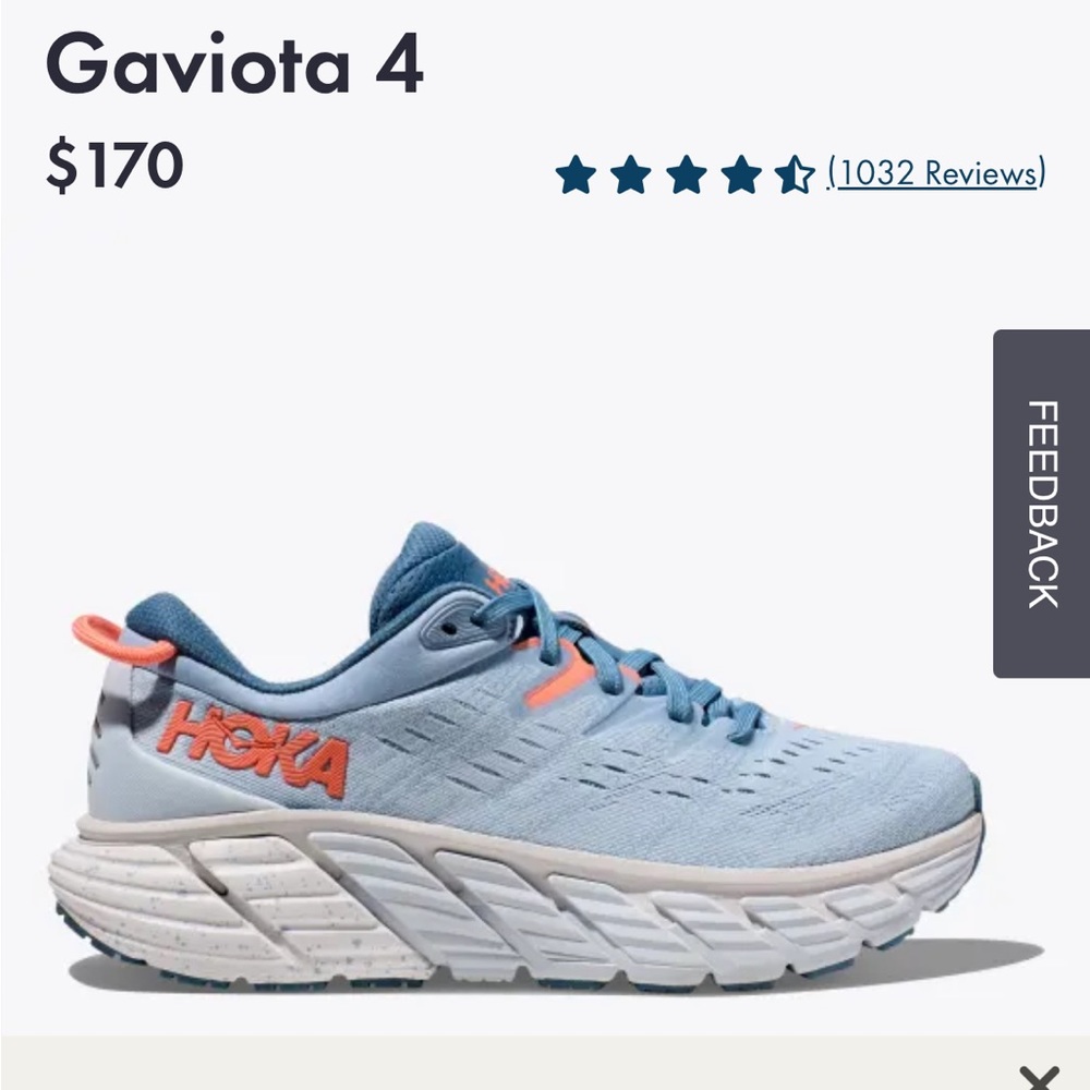 HOKA Gaviota 4 woman’s 8 B